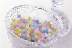 Japanese Sweets “Konpeito (sugar crystals)” of Kyoto