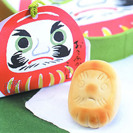 Wagashi ( Japanese Sweet) of Lucky Dharma (Daruma)